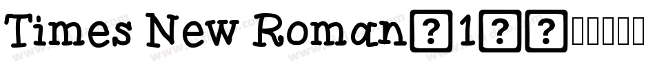 Times New Roman(1)字体转换